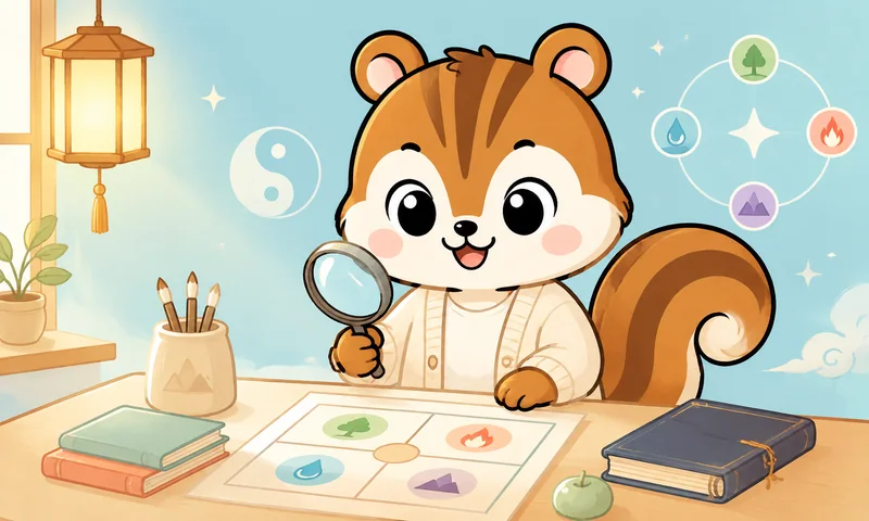 사주표를 살펴보는 토리