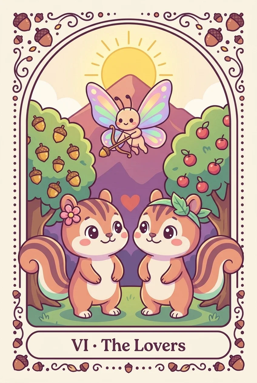 연인 카드 그림