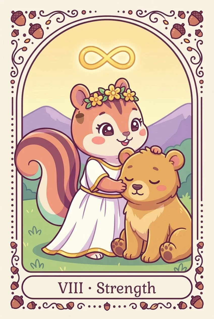 힘 카드 그림