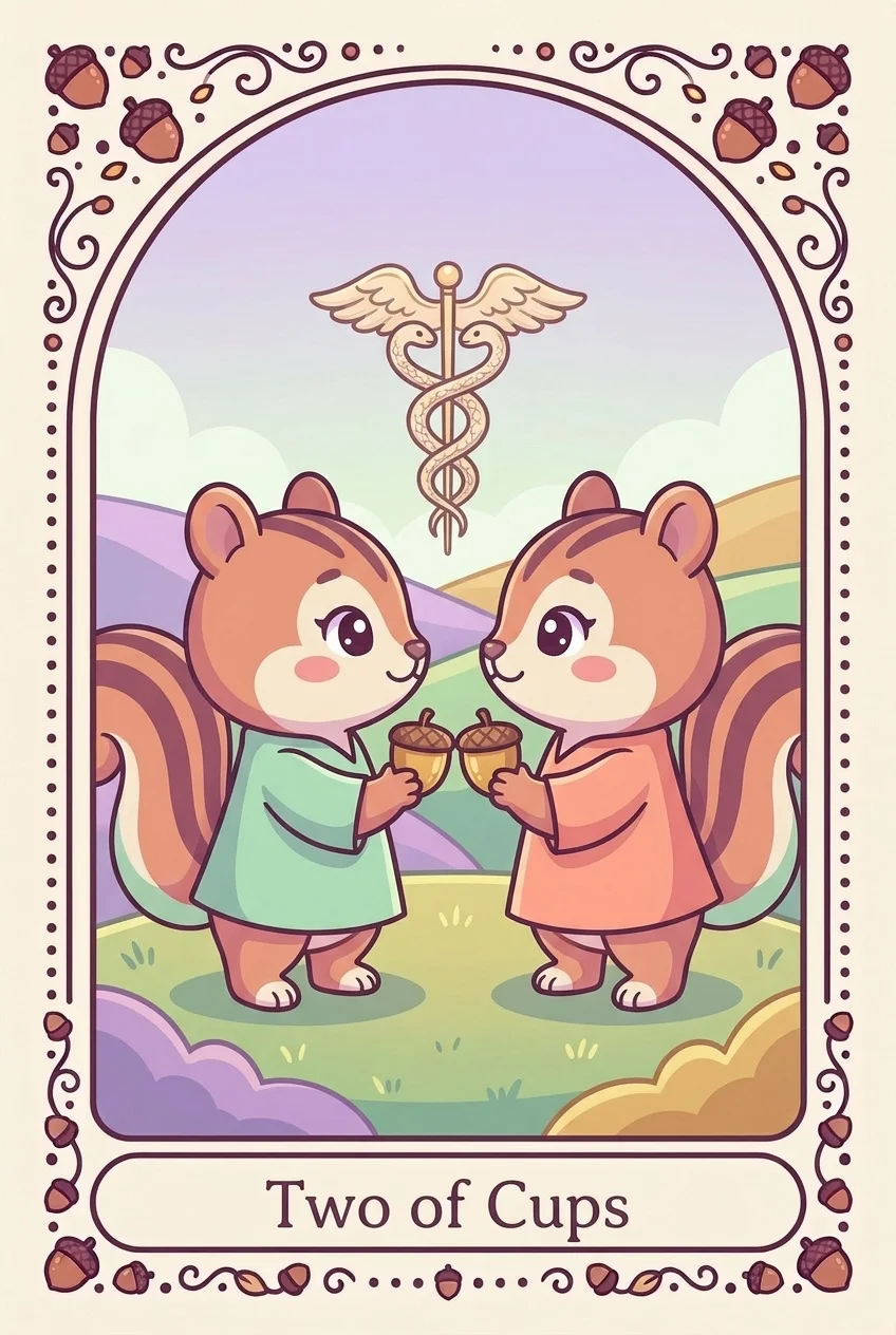컵 2 카드 그림