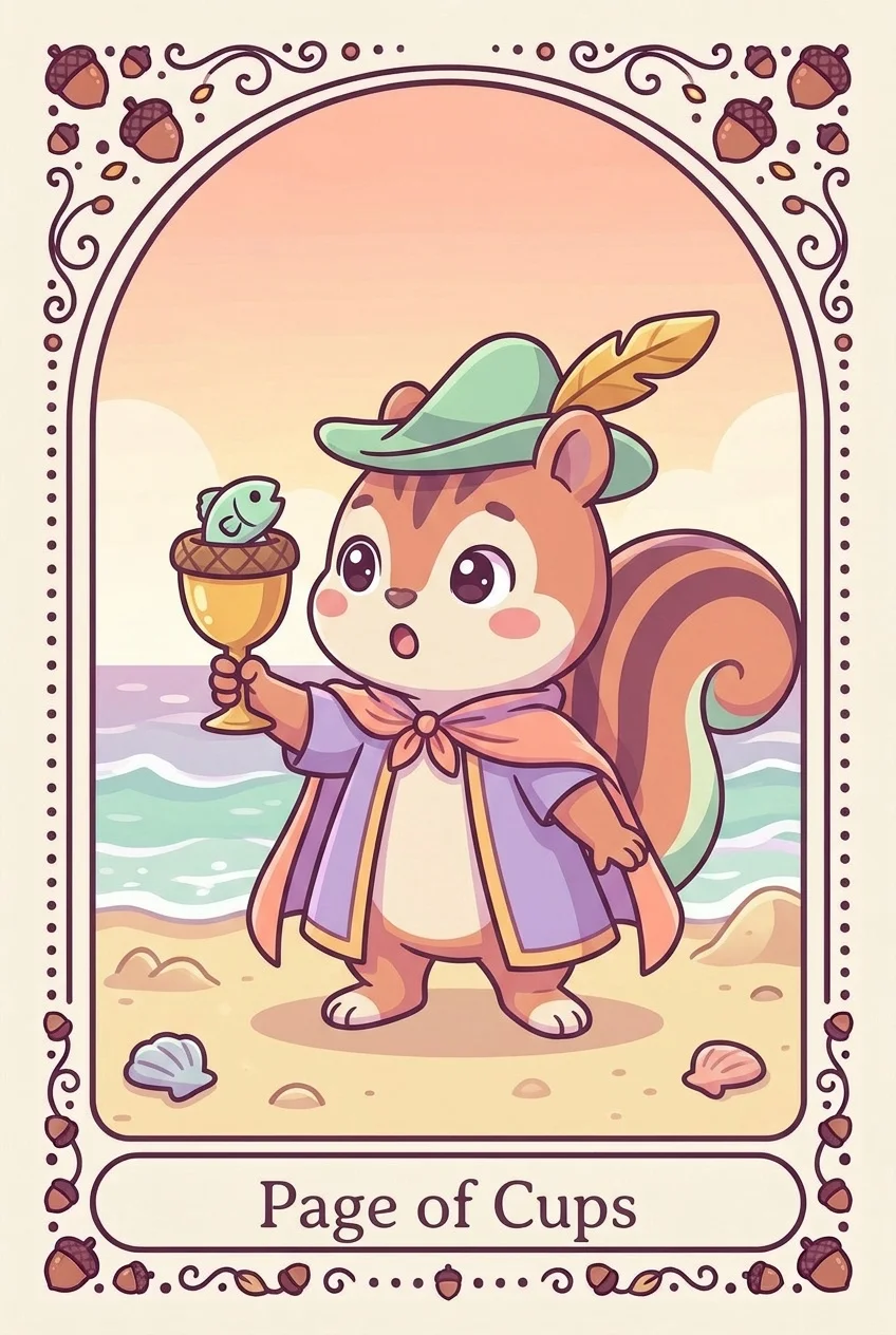 컵 페이지 카드 그림