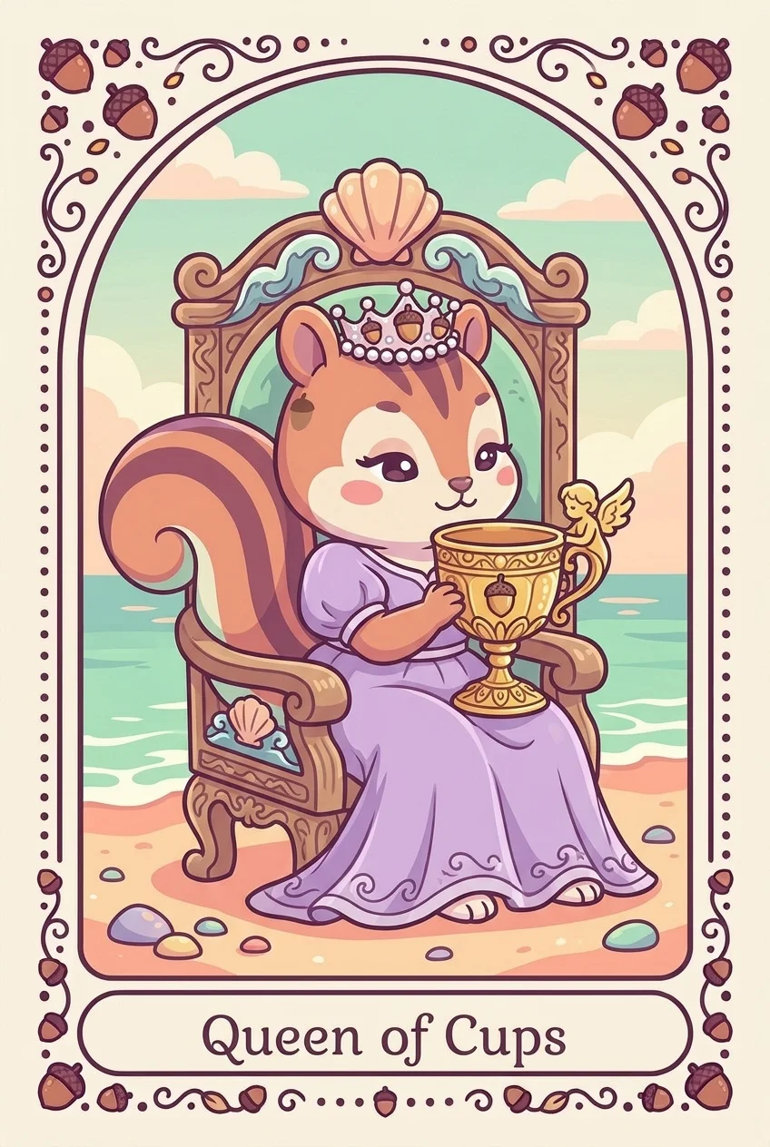 컵 퀸 카드 그림