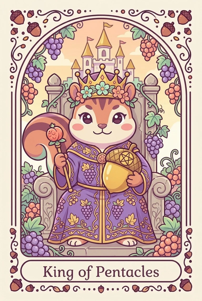 펜타클 킹 카드 그림
