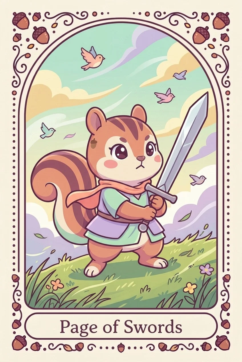 소드 페이지 카드 그림