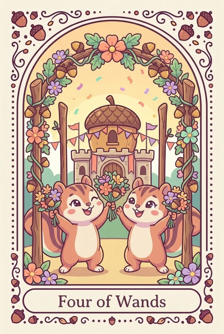 완드 4 카드 그림